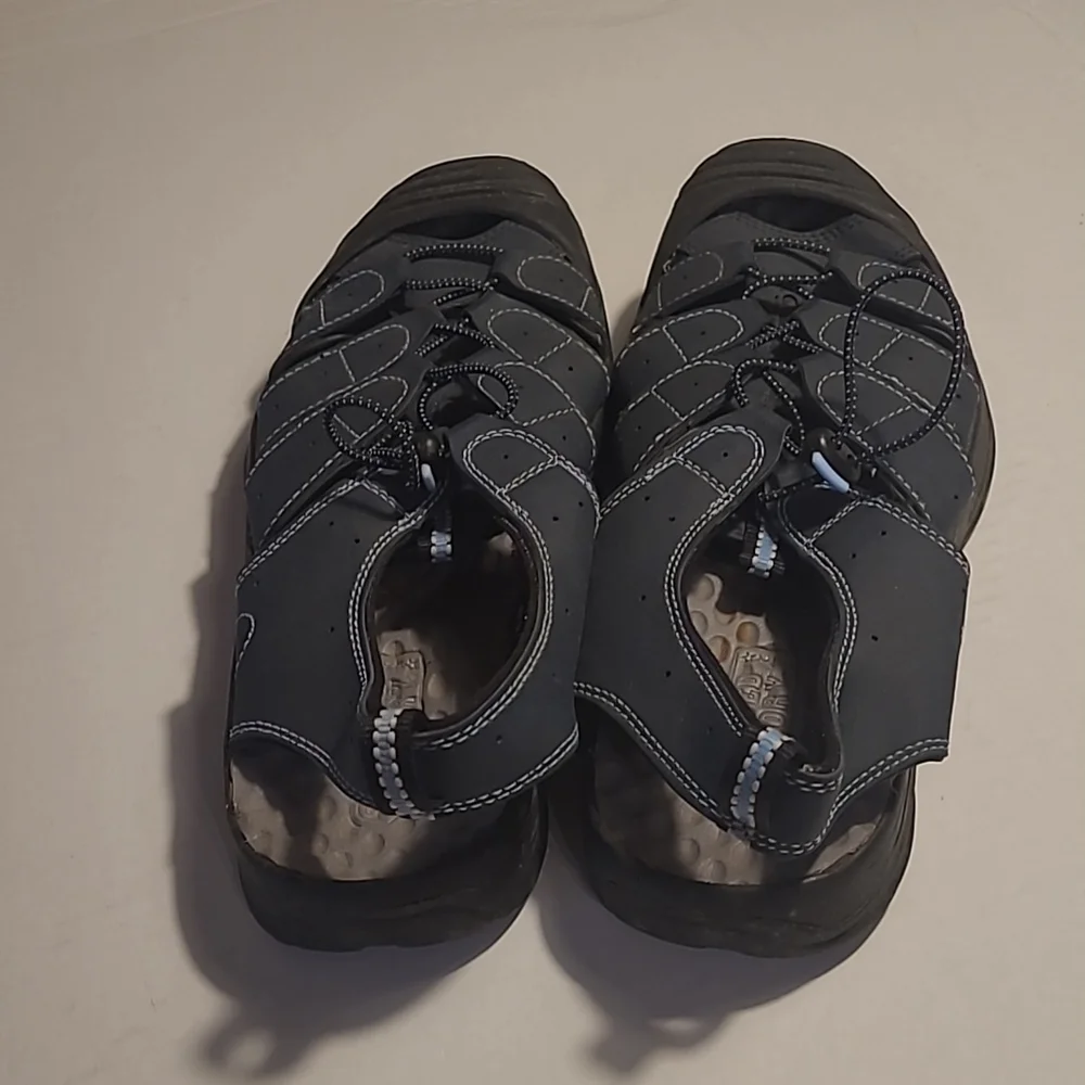 Men 10 Rock All Terrain All water sports Sandals dark blue